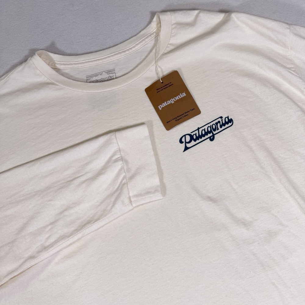 NWT Patagonia Long Sleeve Glider Organic Shirt‎ Mens XXL Undyed Natural Beige